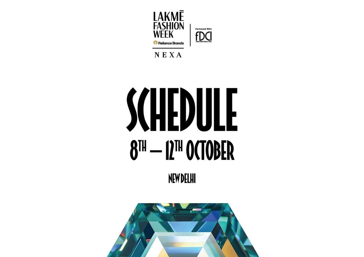 lakmē fashion week in partnership with fashion design council of india announces schedule for delhi edition from 8th-12th october, 2025